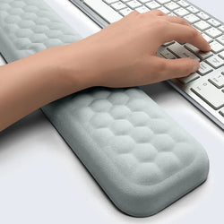 Ergonomic Keyboard & Mouse Wrist Rest – Memory Foam Support