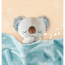 Baby Bear Soothes Otter Plush Toy – Music & Light Sleep Companion