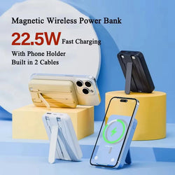 50,000mAh Magnetic Power Bank – Fast Wireless Charging