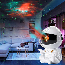 Star Projector Night Light – Astronaut Galaxy Nebula Ceiling Display