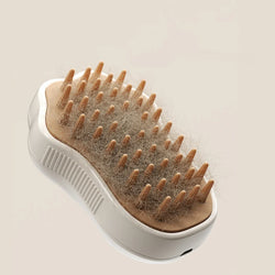 3-in-1 Pet Brush: Electric Cat and Dog Grooming Brush with Steam