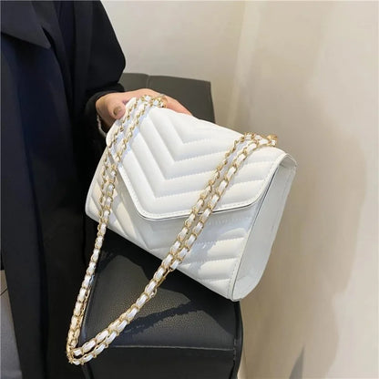 Single Shoulder Retro Fashionable Small Square Bag Crossbody Handbag