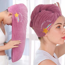 1pc Quick-Dry Hair Hat – Soft Absorbent Towel for Women