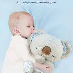 Baby Bear Soothes Otter Plush Toy – Music & Light Sleep Companion