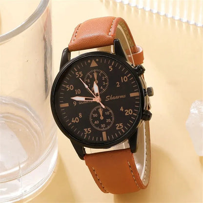 Men's Luxury Watch with Bracelets Set – Fashion & Casual Design, Quartz Movement