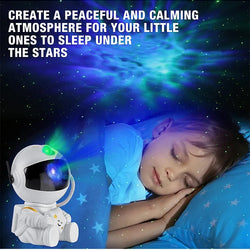 Star Projector Night Light – Astronaut Galaxy Nebula Ceiling Display