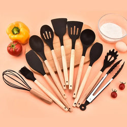 12PCS Food Grade Silicone Kitchen Utensils Set