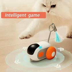 Smart Cat Toy Pet Interactive Remote Control Electric Car – Upgraded Version