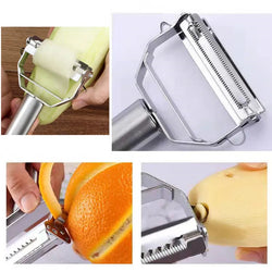 Multifunctional Stainless Steel Peeler – Peels, Slices, Shreds