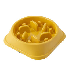 Pet Cat Dog Slow Food Bowl – Anti-Choking, Thickened and Non-Slip Feeding Bowl