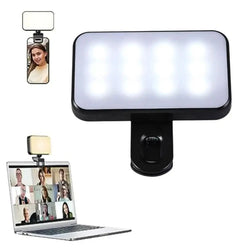 Mini Portable Selfie Light - 3 Modes, Adjustable Brightness, Rechargeable