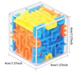 3D Maze Magic Cube – Transparent Puzzle for Stress Relief