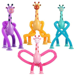 Kids Suction Cup Toy – Telescopic Giraffe Fidget for Stress Relief & Focus