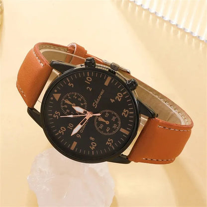 Men's Luxury Watch with Bracelets Set – Fashion & Casual Design, Quartz Movement