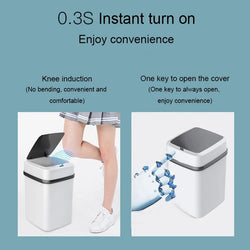 13L Smart Touch Trash Can – Induction Waste Bin