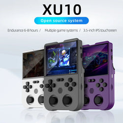 XU10 Handheld Game Console 3.5" IPS Screen 3000mAh Battery Linux JELOS