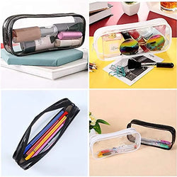 Transparent Pencil Case – Large Capacity Waterproof Pen & Cosmetic Bag