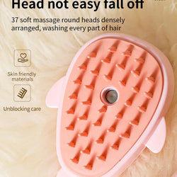 3-in-1 Pet Brush: Electric Cat and Dog Grooming Brush with Steam