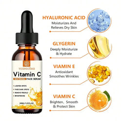 Vitamin C Facial Essence – Dark Spot & Anti-Aging Serum (30ml)