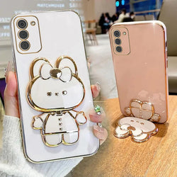 Moto G42 Rabbit Makeup Mirror Case – 3-in-1 Luxury Back Cover