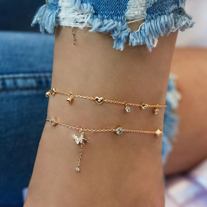 Bohemian Chain Anklet for Women – Foot Accessories