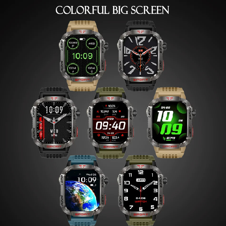 New Military GPS Smart Watch for Men