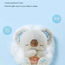 Baby Bear Soothes Otter Plush Toy – Music & Light Sleep Companion