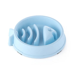 Pet Cat Dog Slow Food Bowl – Anti-Choking, Thickened and Non-Slip Feeding Bowl