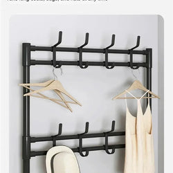 Clothes Hanger & Multi-Layer Shoe Rack Organizer