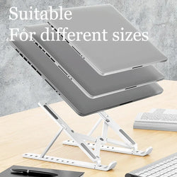 Foldable Adjustable Laptop Stand – Portable Holder for MacBook & More