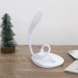 LED Reading Desk Lamp – Portable, USB, Touch Dimming, Eye Protection