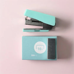 Mini Stapler Set – 500pcs Staples, Cute School & Office Stationery