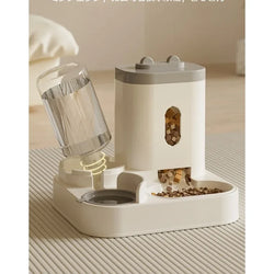 Automatic Pet Feeder with Water Fountain