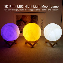 LED Moon Galaxy Night Light – Book Light & Kids' Gift