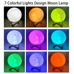 LED Moon Galaxy Night Light – Book Light & Kids' Gift