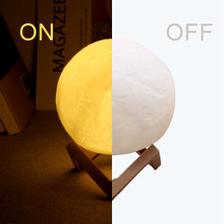 LED Moon Galaxy Night Light – Book Light & Kids' Gift